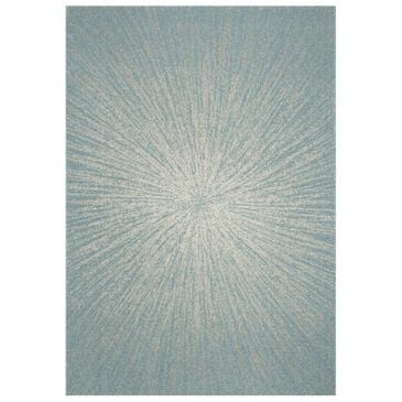 Safavieh Evoke EVK228J 3" x 5" Aqua and Ivory Area Rug, , large