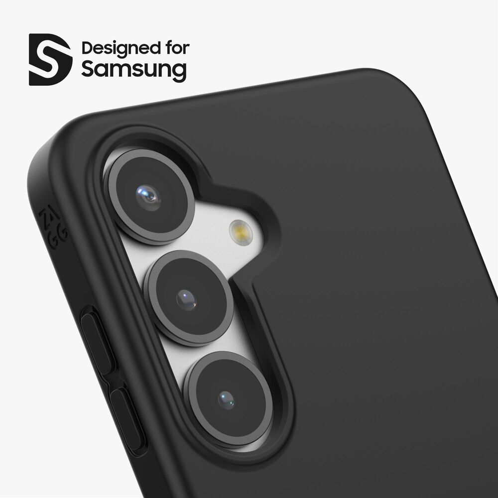 Zagg Milan Snap Opaque Case for Samsung Galaxy S25 Plus in Black, , large