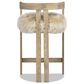 Jennifer Taylor Home Millwick 26.5" Counter Stool with Natural Blonde Cushion in Rustic Blonde, , large