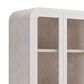 Urban Home Drake Glass Door Wooden Bookcase in Sugar, , large