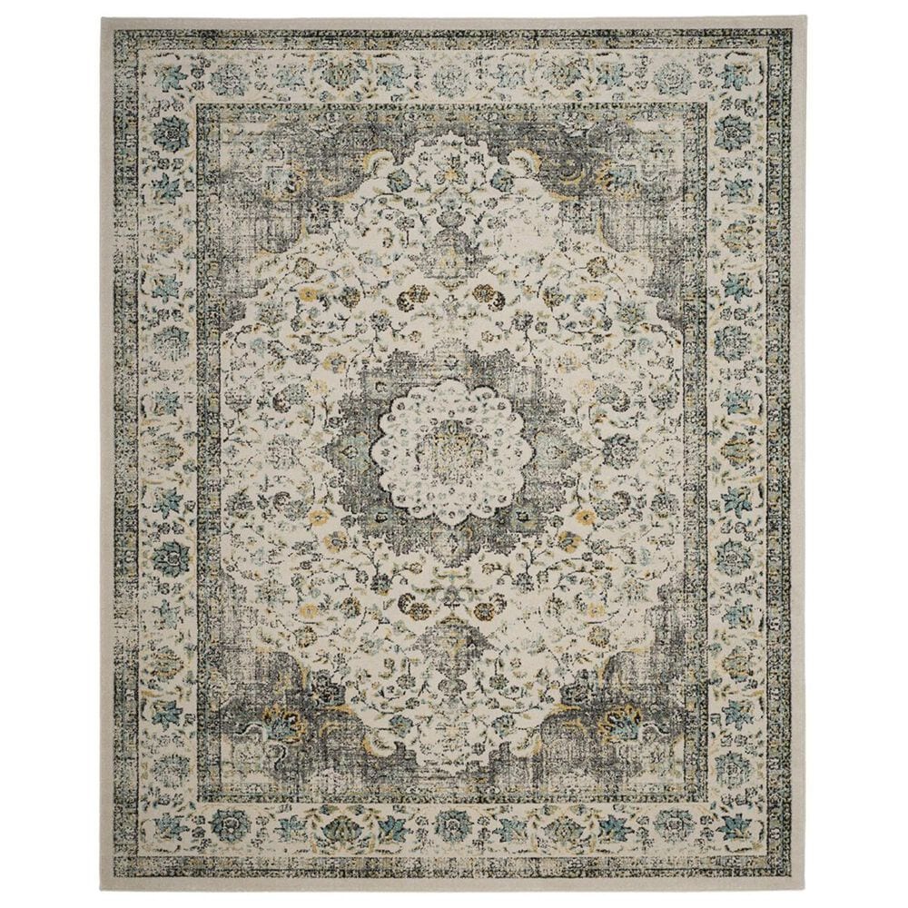 Safavieh Evoke EVK220B-10 10" x 14" Grey/Gold Area Rug, , large