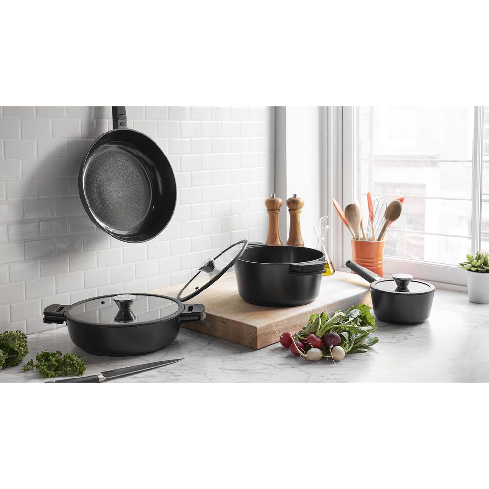 Power A Noir 7-Piece Nonstick Cookware Set in Black, , large