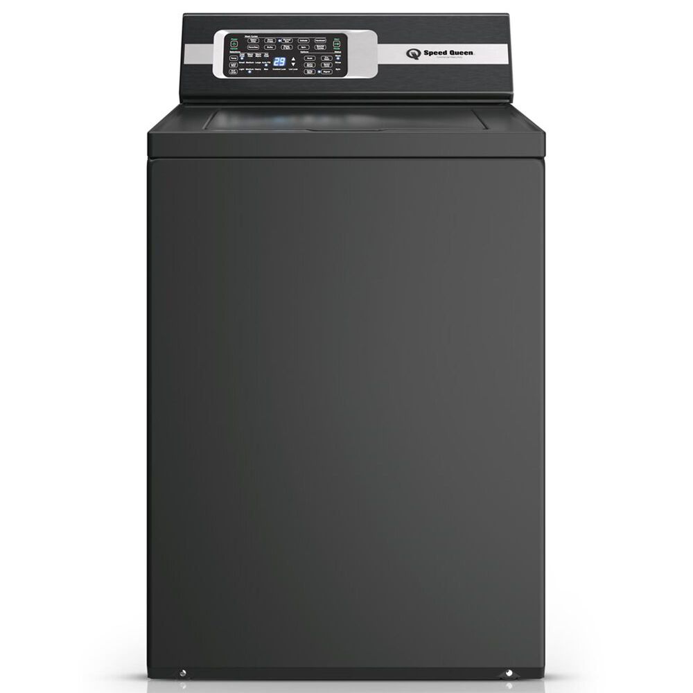 Speed Queen 3.2 Cu. Ft. Top Load Washer and 7 Cu. Ft. Gas Dryer Laundry Pair in Matte Black, , large