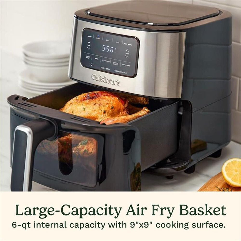 Cuisinart 6-Quart Basket Air Fryer in Black Stainless, , large