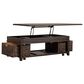 Belle Furnishings Mill Creek Lift Top Cocktail Table in Peppercorn, , large