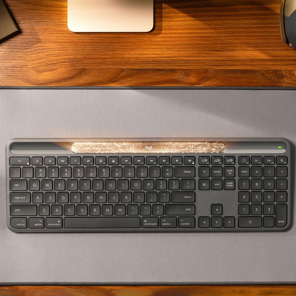 Logitech Signature Slim Solar+ Wireless Keyboard for Mac in Graphite, , large