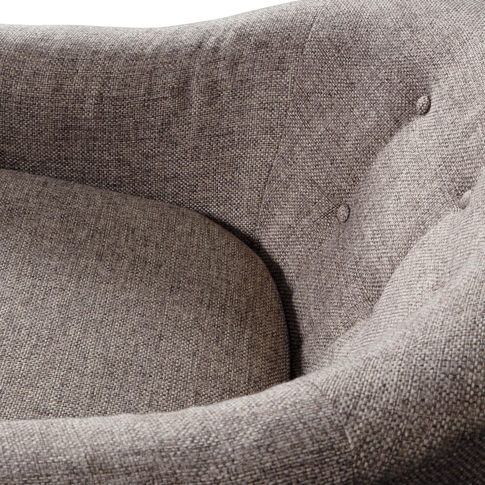 Ashley Upshur Swivel Glider Accent Chair in Taupe, , large