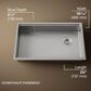 Kohler Strive 29" Undermount Single-Bowl Workstation Kitchen Sink in Stainless Steel, , large