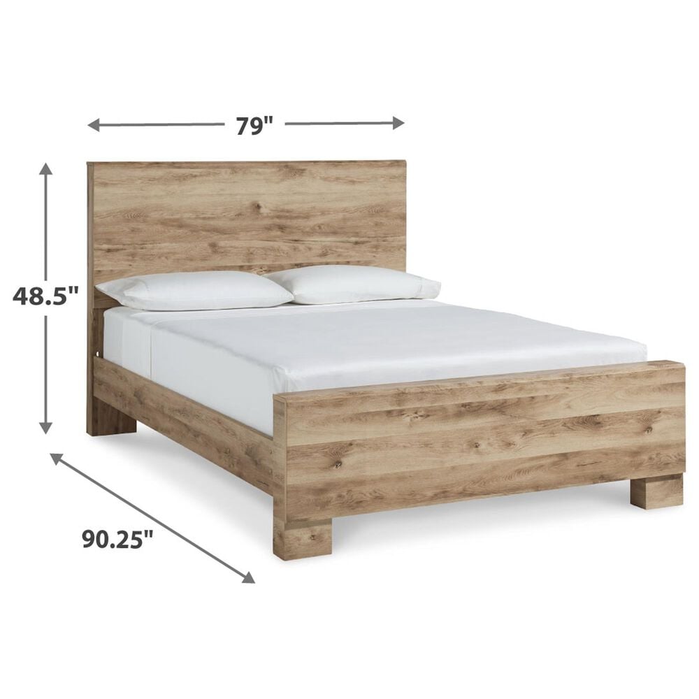 Ashley Hyanna King Panel Bed in Golden, , large