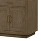 Lexora Home Abbey 84" Double Bathroom Vanity in Grey Oak with 2 cm White Carrara Marble Top and Rectangular Sinks, , large