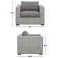 Steve Silver Co. Blakley Patio Lounge Chair in Dark Gray, , large