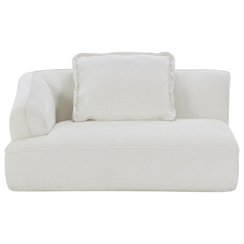 Hearth and Haven 2-Piece Right Facing L-Shaped Sectional Sofa with Pillow Back Cushions in White, , large