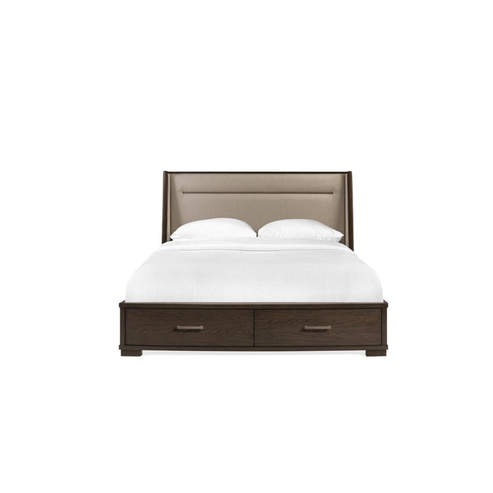 Shannon Hills Monterey Queen Storage Bed in Mink NFM