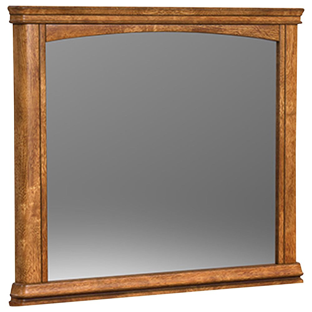 A-America Bandalier Rectangular Mirror in Warm Russet, , large