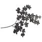 Maple and Jade 60" x 36" Orchid Floral Wall Decor with Stem in Matte Black, , large