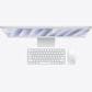 Apple 24-Inch iMac All-in-One Desktop - Apple M4 chip - 10-core CPU - 16GB RAM - 10-core GPU - 512GB SSD in Silver with 3-Year AppleCare+, , large