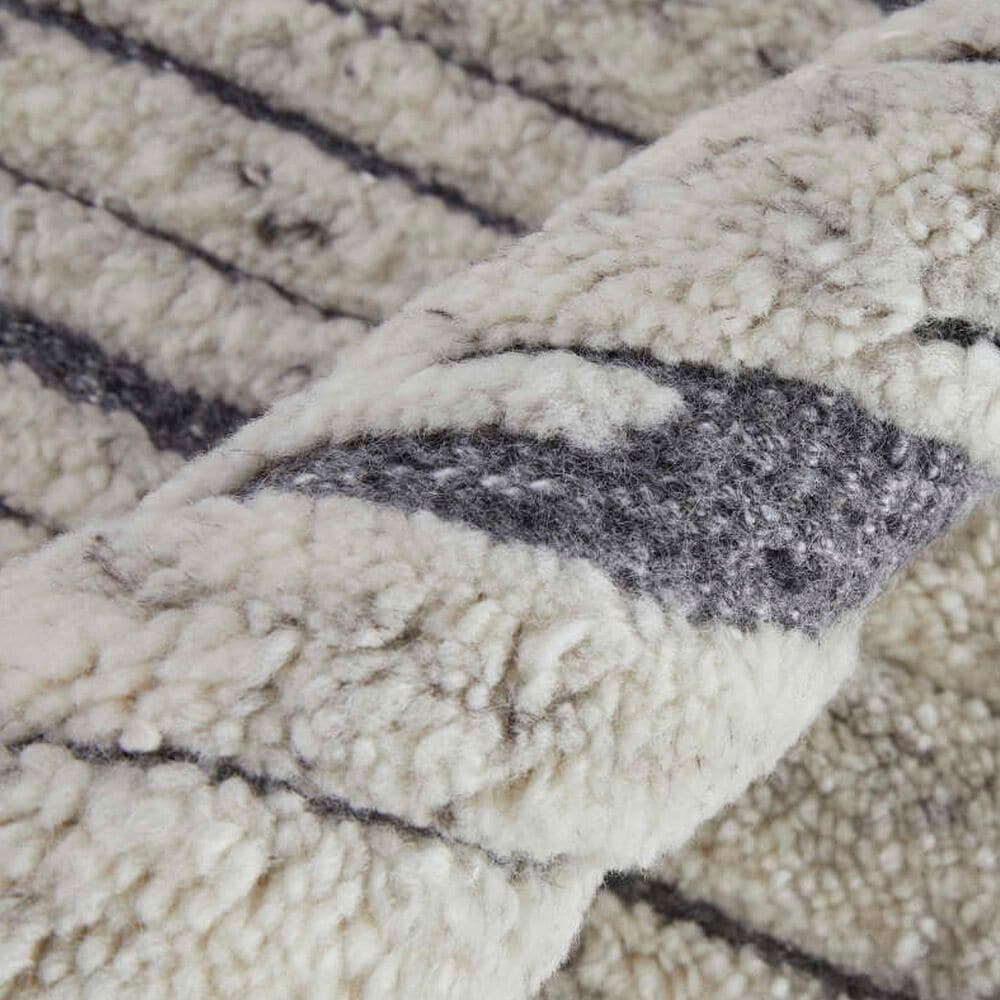 Feizy Broadfield 7&#39;9&quot; x 9&#39;9&quot; Ivory and Charcoal Area Rug, , large