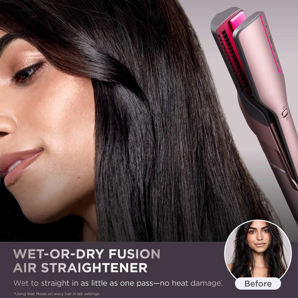 Shark FlexFusion 5 in 1 Air Styler Straightener and Brush Set in Cosmic Blush, , large