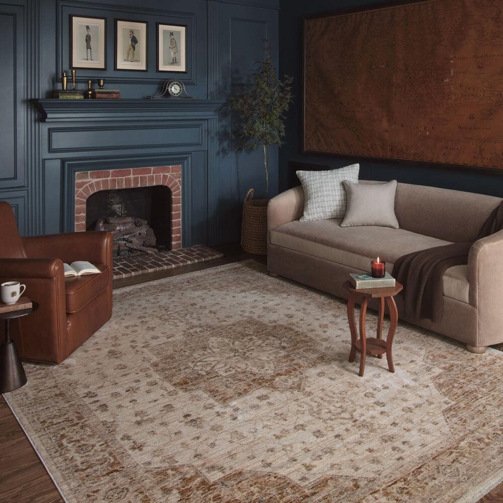 Magnolia Home Junie 7&#39;10&quot; x 10&#39;2&quot; Natural and Clay Area Rug, , large