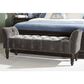 Vantage Revival Bed Bench in Charcoal, , large