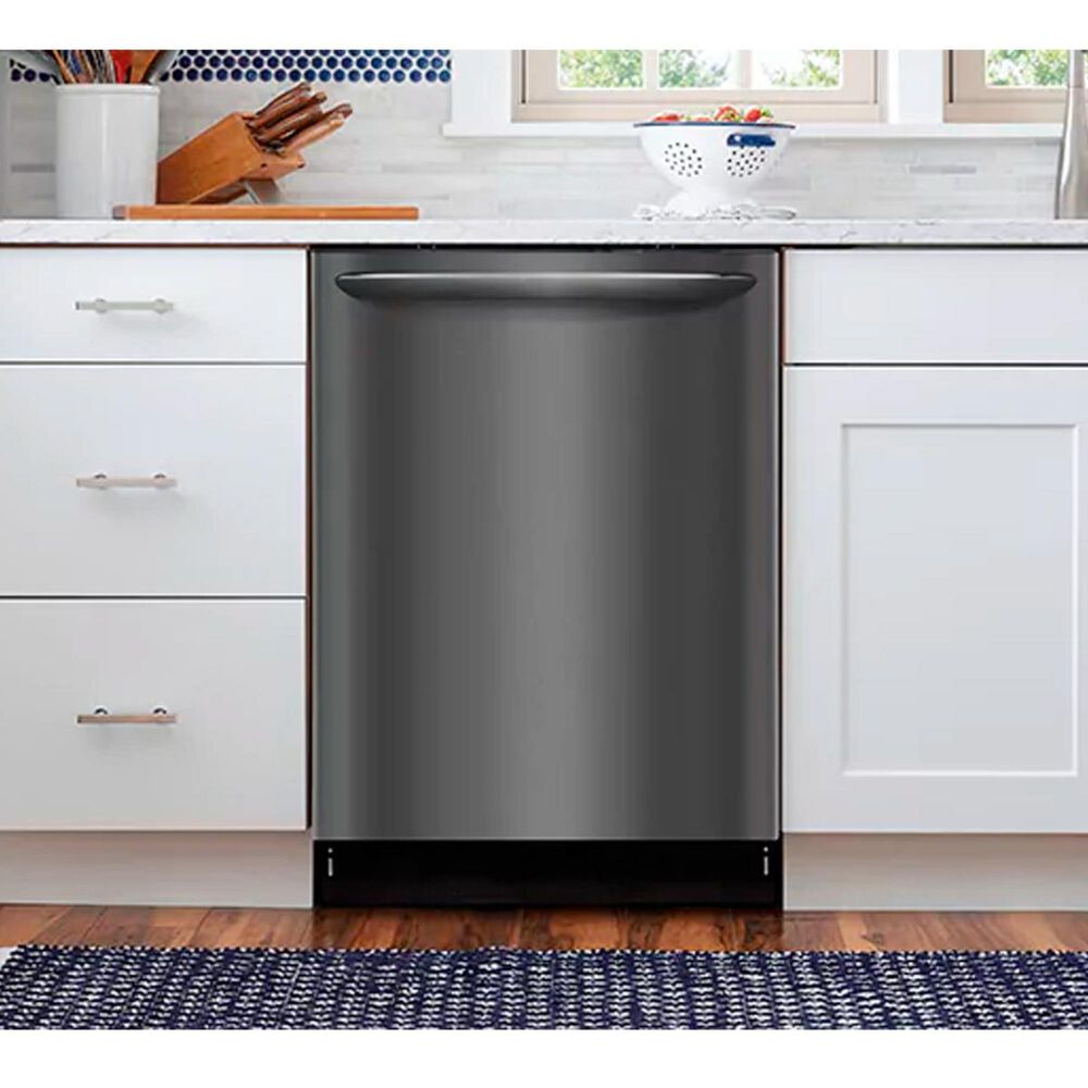 Frigidaire Gallery 24" Built-In Dishwasher with EvenDry System in Black Frigidaire Gallery Dishwasher Black Stainless Steel