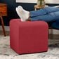 Jaxx Monroe Small Ottoman in Poppy Red, , large