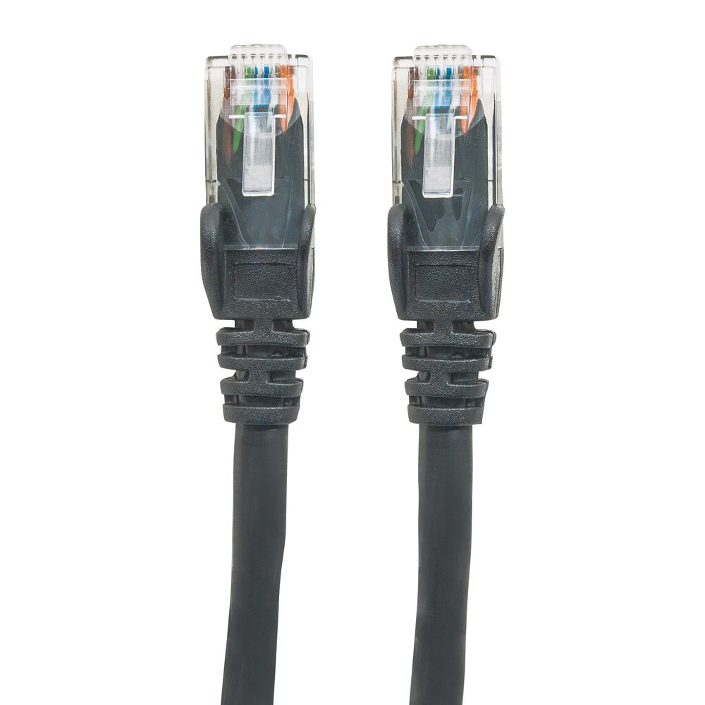 Intellinet 7" Network Cable, Cat6, UTP in Black, , large