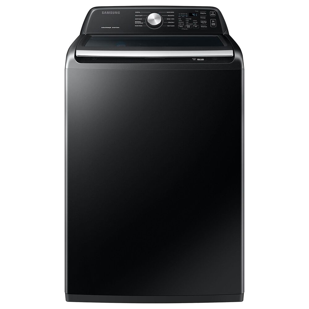 Samsung 4.4 Cu. Ft. Top Load Washer with Active Wave Agitator in Brushed Black, , large