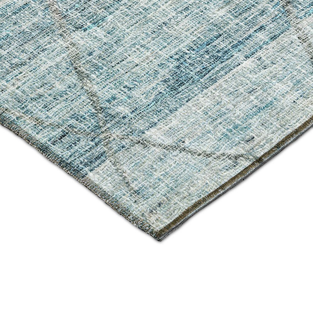 Dalyn Rug Company Portico PO1 Teal 2&#39;3&quot; x 7&#39;6&quot; Runner, , large