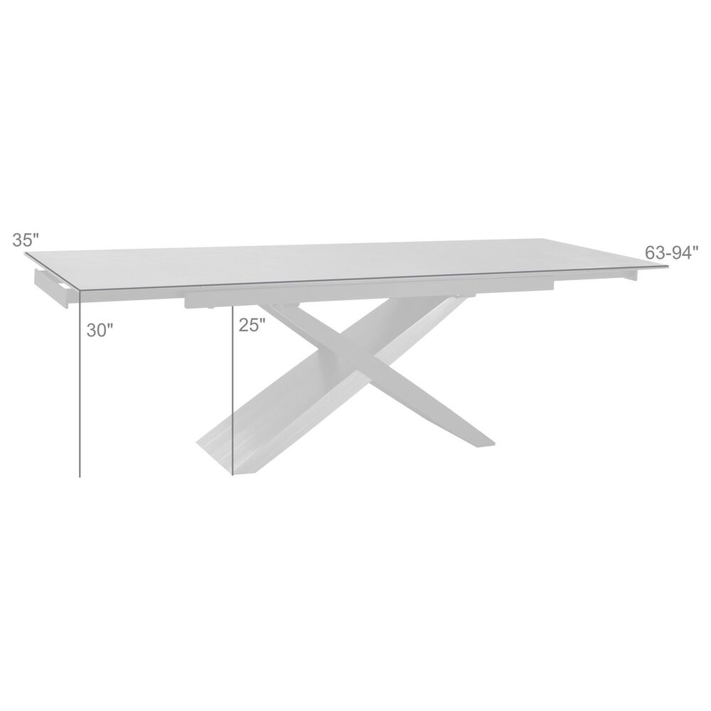 Blue River Milena Extendable Dining Table in Shadow, Walnut and Black - Table Only, , large