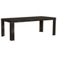 Schnadig Edge Dining Table in Striated Ebony and Lucent Bronze - Table Only, , large