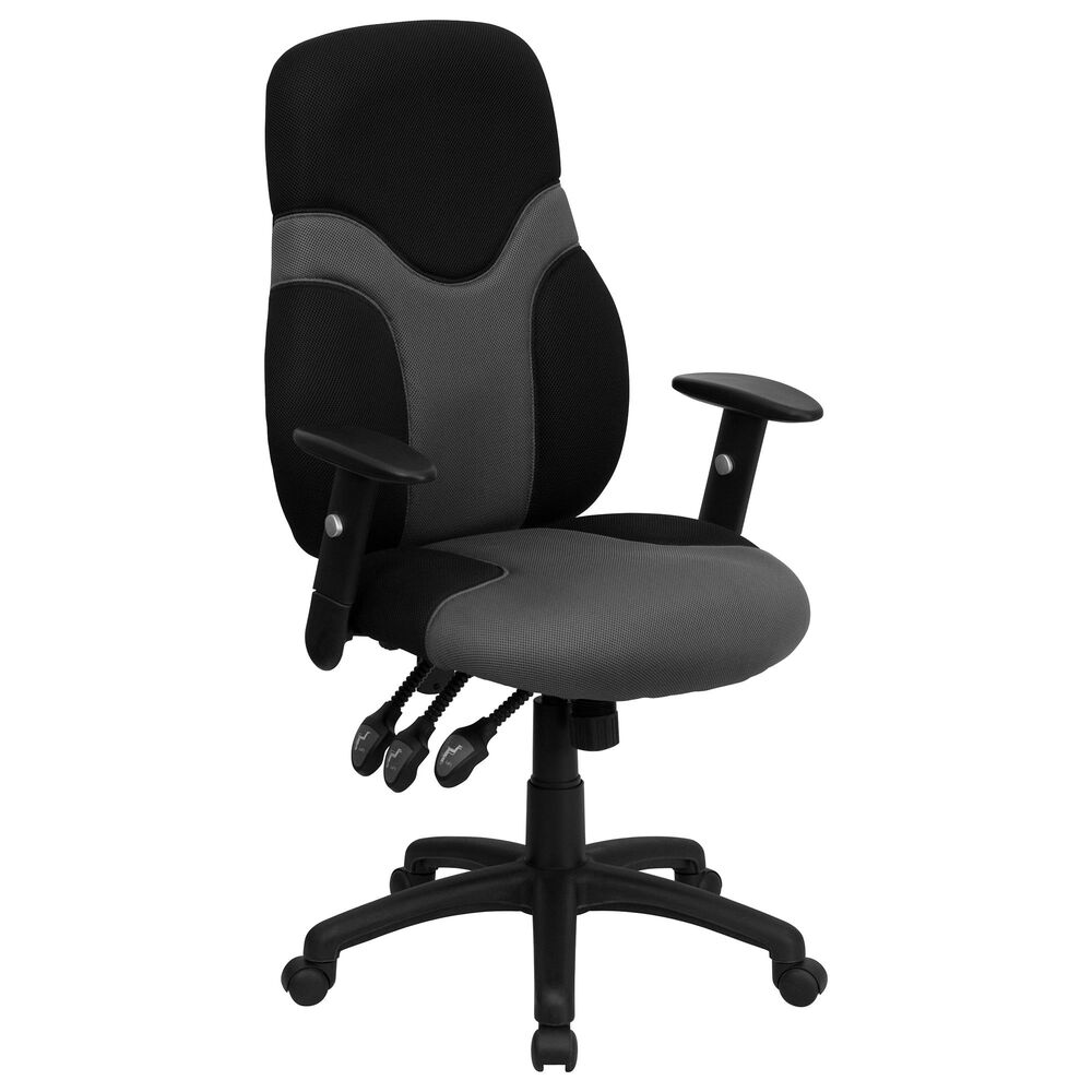 Flash Furniture Swivel Task Chair in Black, , large