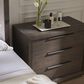 Furniture Worldwide 3-Drawer Plinth Nightstand in Sable, , large