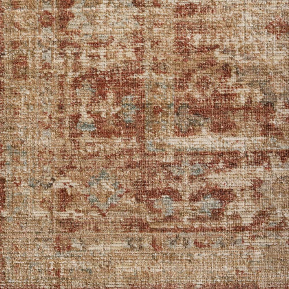 Loloi Heritage 3&#39; x 5&#39; Brick and Multicolor Area Rug, , large