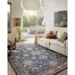 Loloi II Anniston Denim and Sunset 7"6" x 9"6" Area Rug, , large