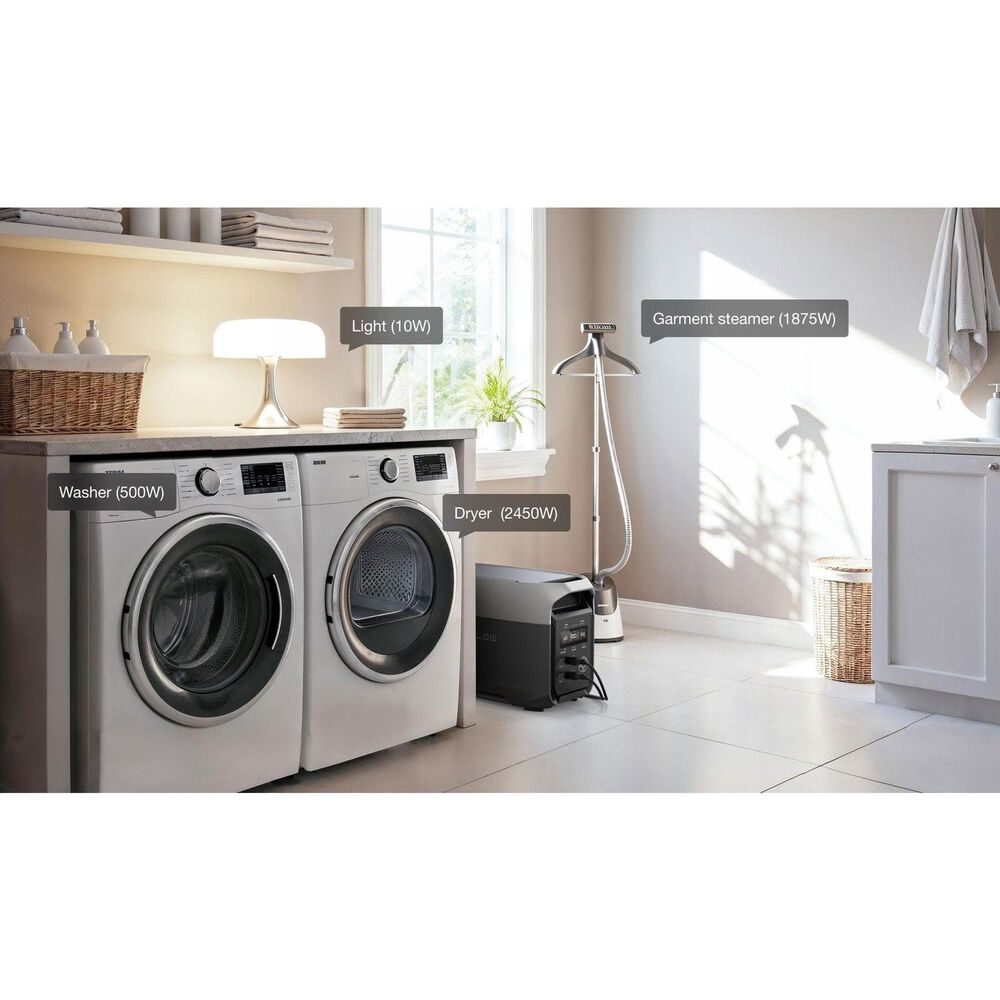 EcoFlow Delta 3 Ultra 3072Wh Portable Power Station in Black, , large