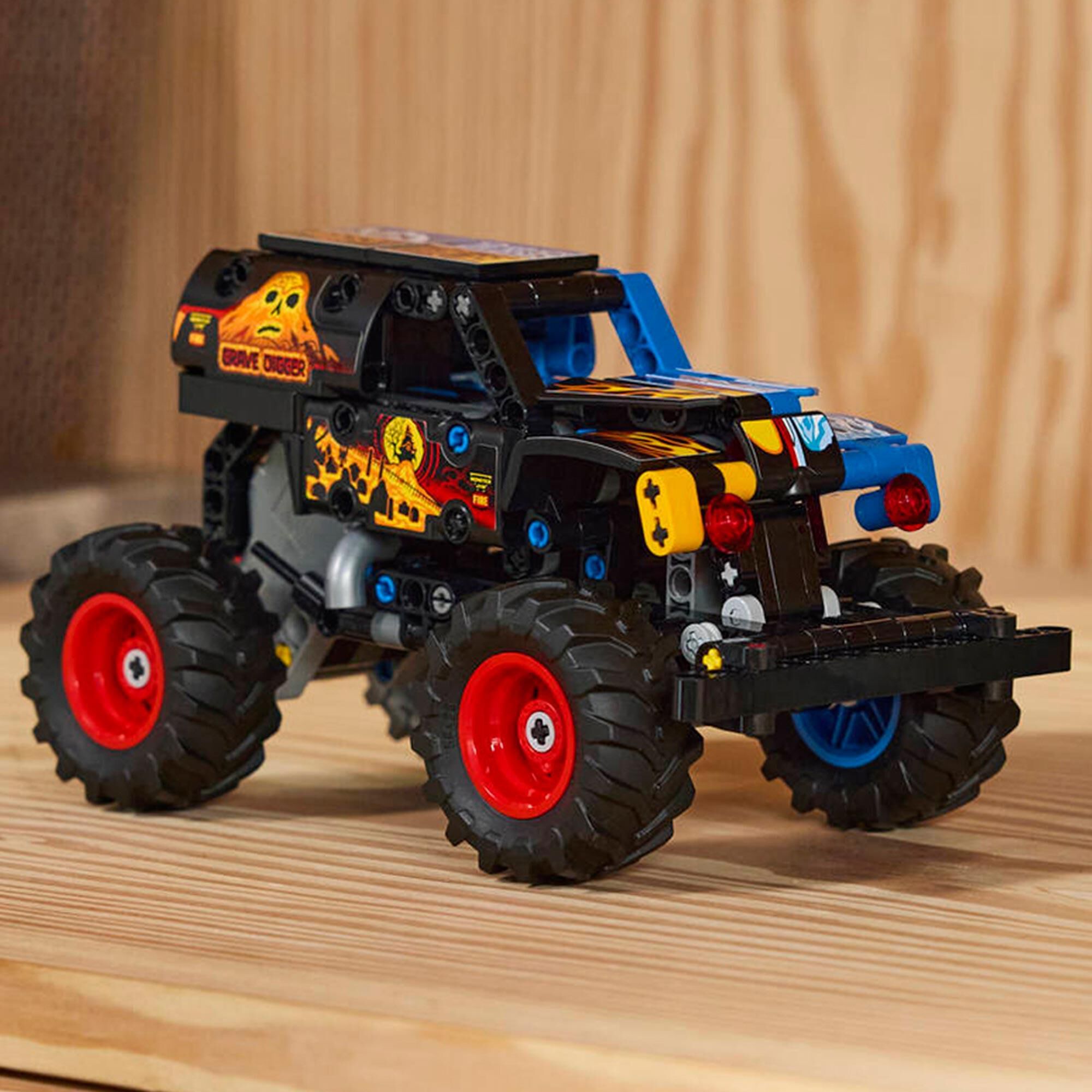 LEGO Technic Monster Jam Grave Digger Fire and Ice Pull-Back