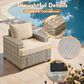 HOMLUX 7-Piece Modular Patio  Conversation  in Beige, , large