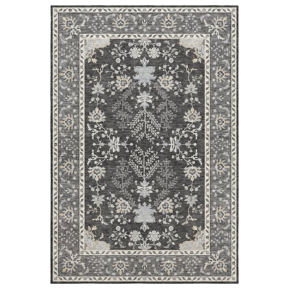 Dalyn Rug Company Hatay 5" x 7"6" Charcoal Area Rug, , large