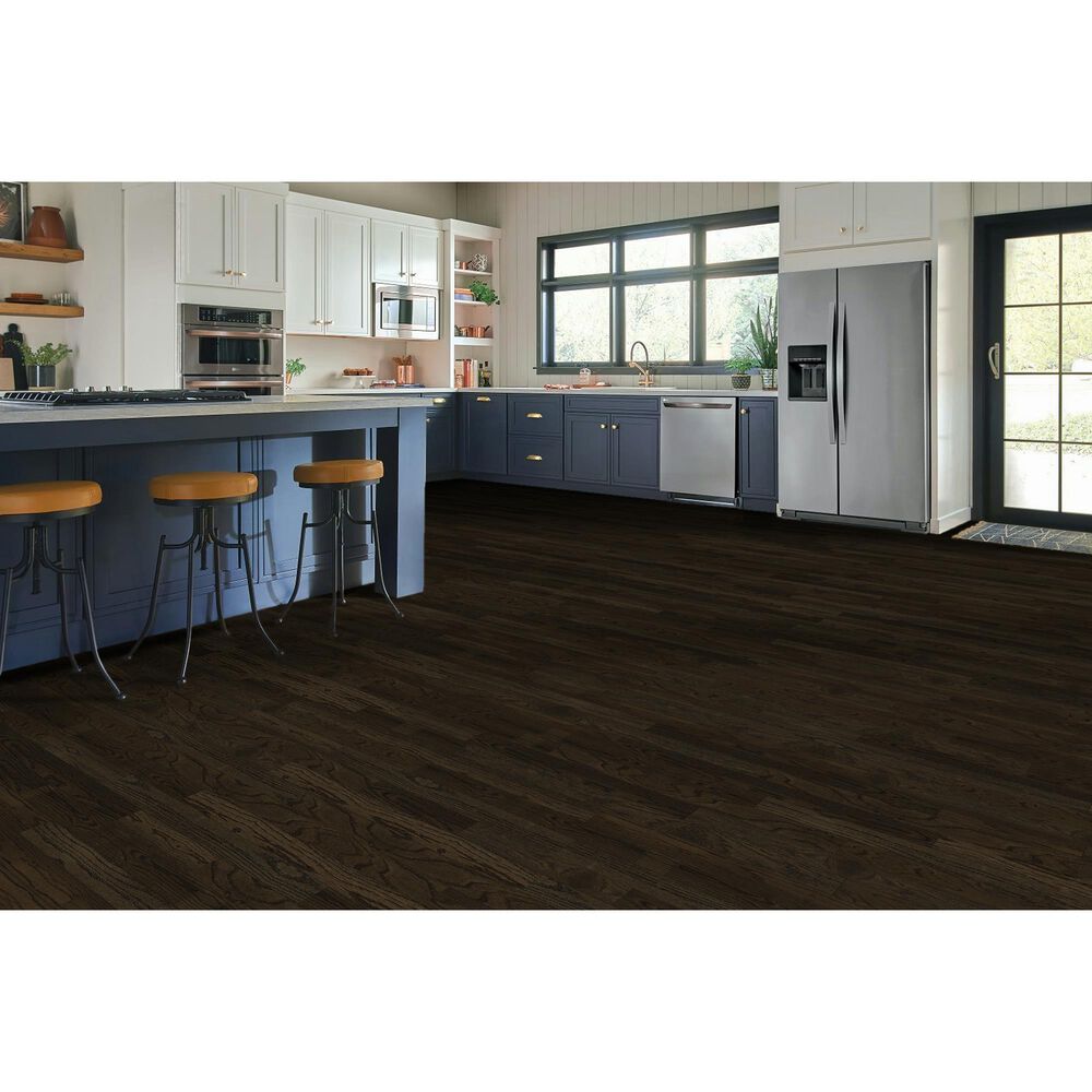 Hartco Prime Harvest Blackened Brown 3&quot; Oak Engineered Hardwood, , large