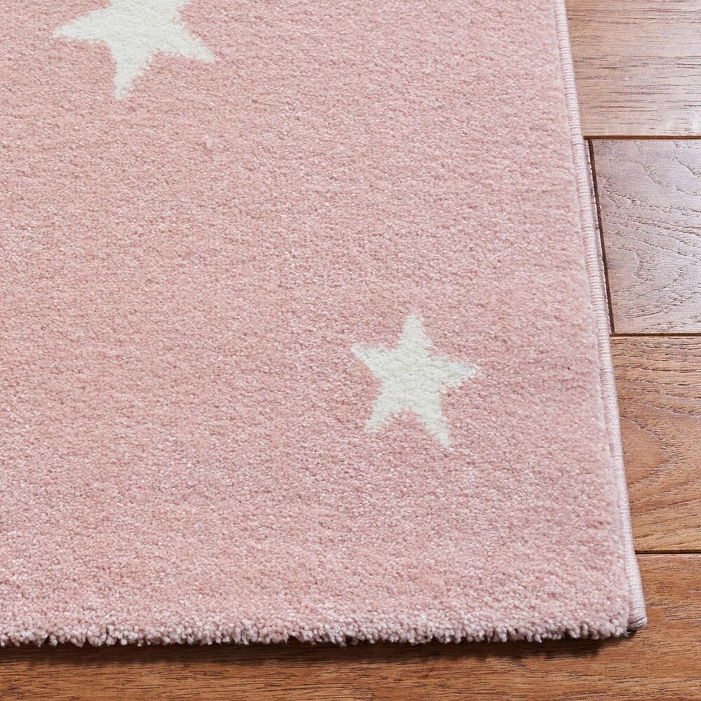 Safavieh Carousel 5&#39;3&quot; x 7&#39;6&quot; Pink and White Kids  Area Rug, , large