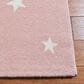 Safavieh Carousel 5"3" x 7"6" Pink and White Kids  Area Rug, , large
