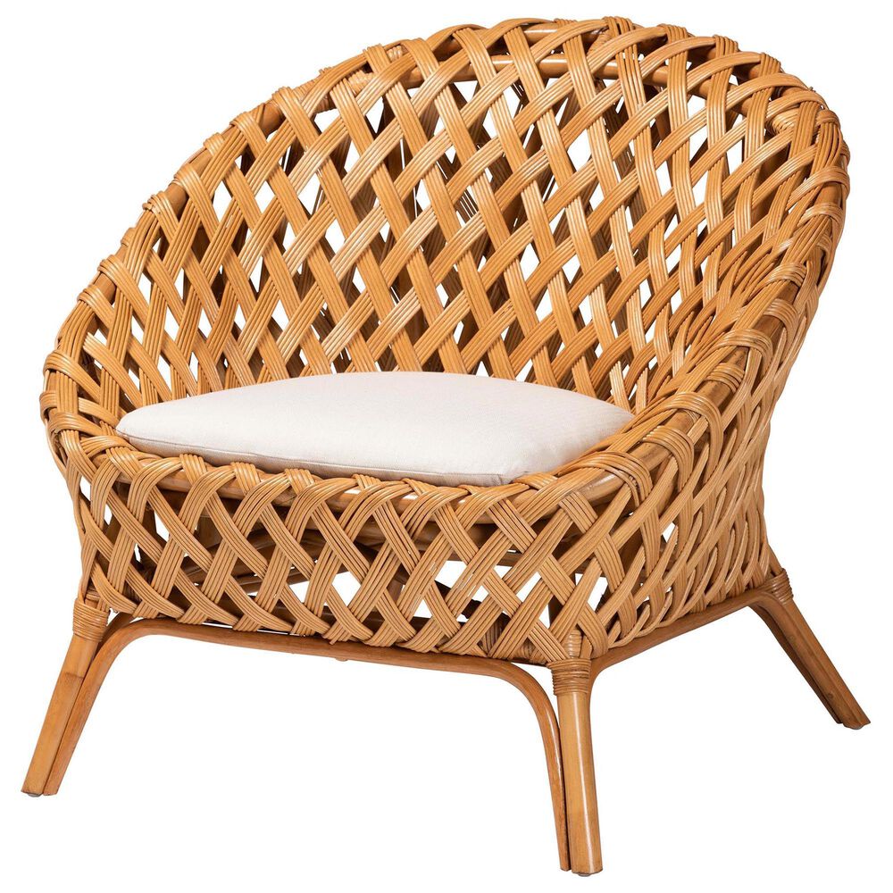 Baxton Studio Robista Accent Chair in Light Honey, , large