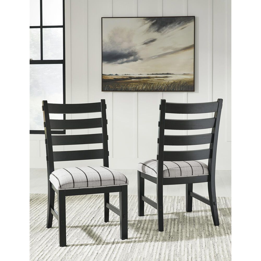 Ashley Ridgester Side Chair in Black, , large