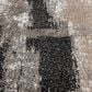 Central Oriental Tulsa Brunsville 5" x 7"3" White Sand and Armor Grey Area Rug, , large