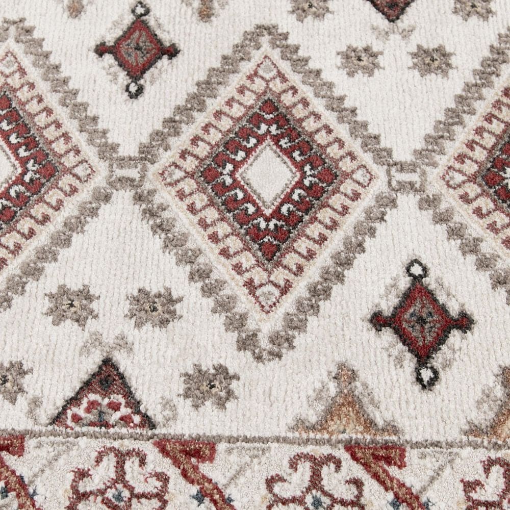 Central Oriental Heirloom Marina Cinnabar and Multicolor 7&#39;10&quot; x 9&#39;10&quot; Area Rug, , large