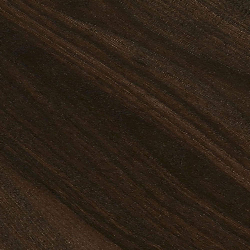 HOMLUX Compact Computer Desk with 3 Side Storage Shelves in Columbia Walnut and Black, , large