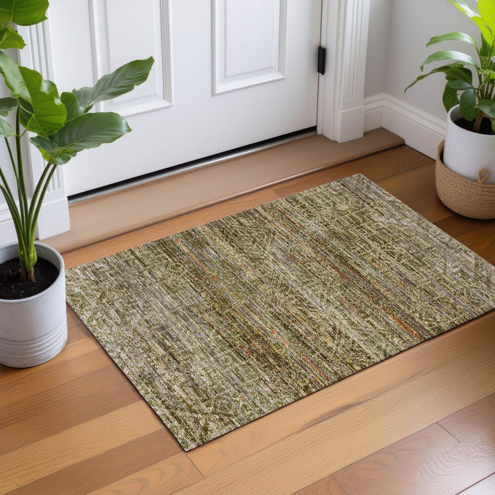 Dalyn Rug Company Vico VC8 Olive 1'8" x 2'6" Area Rug, , large