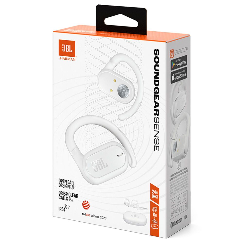 JBL Soundgear Sense True Wireless Earbuds in White, , large