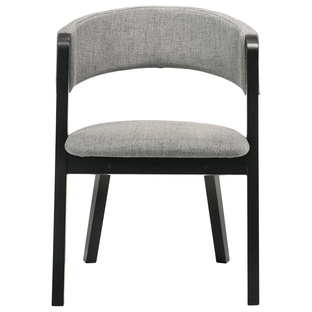 Blue River Venus and Rowan 5-Piece Dining Set with Gray Cushion in Black, , large